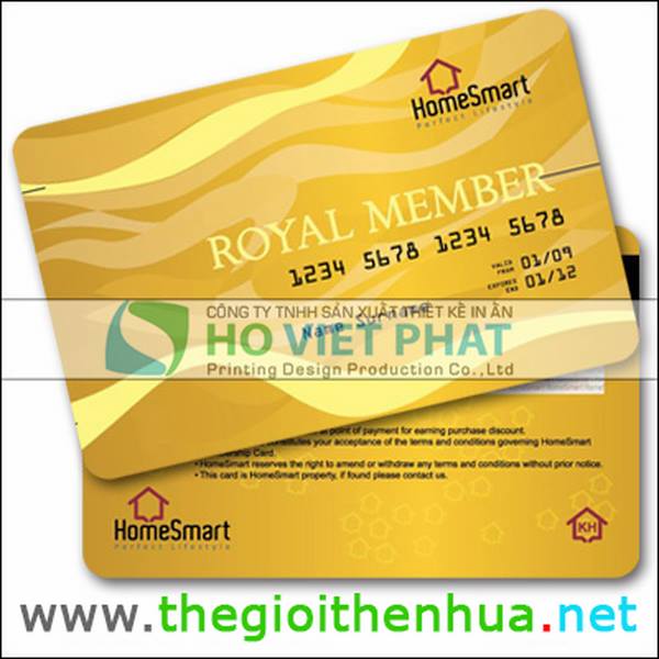 in thẻ nhựa cứng